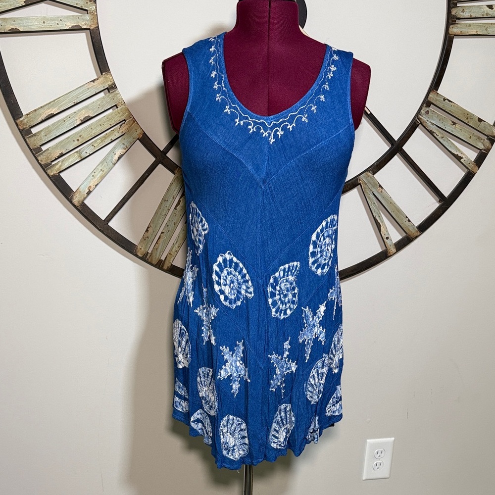 Blue & White Beach Dress